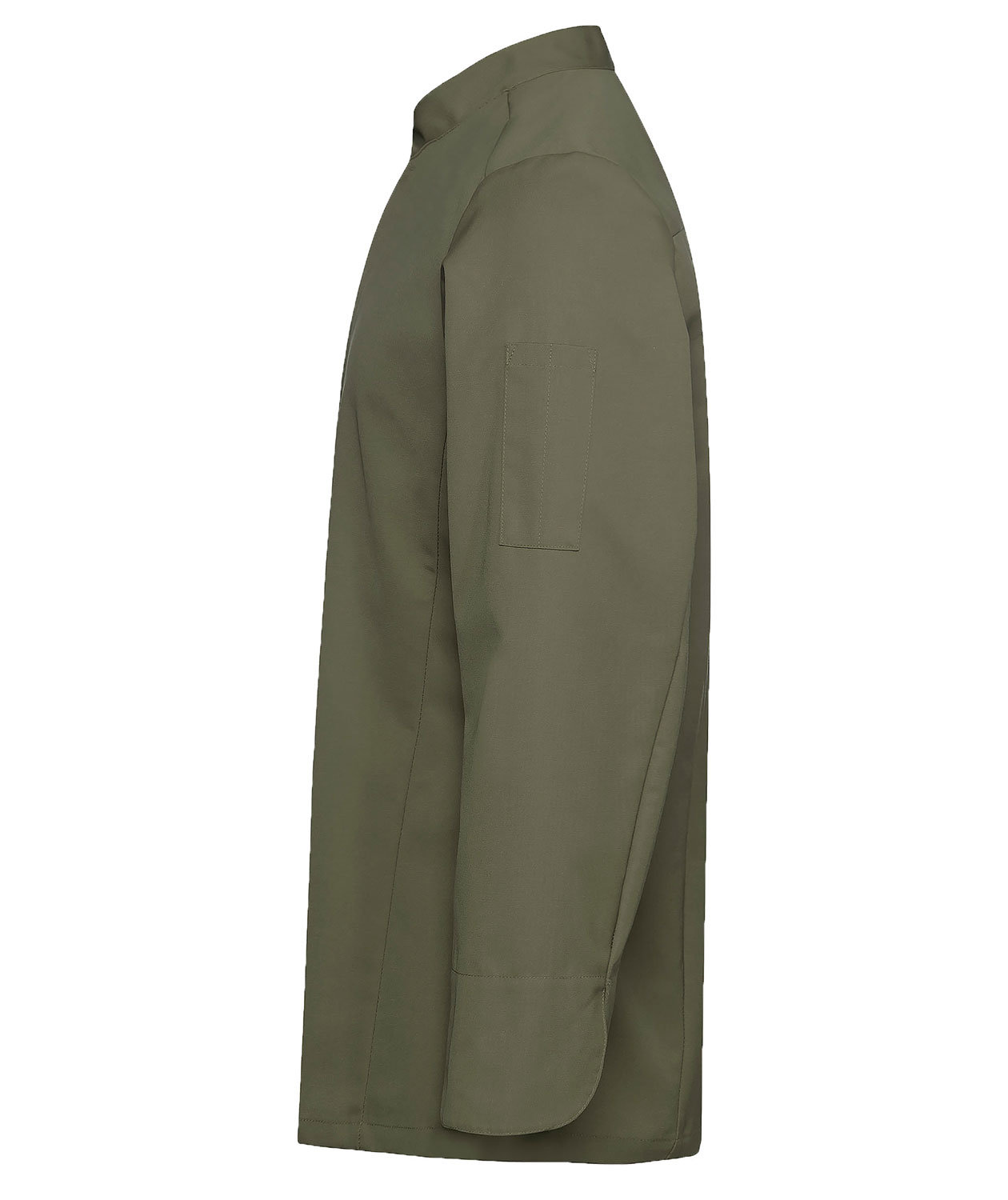 Segers slim fit chefs shirt, Olive Green, large image number 3