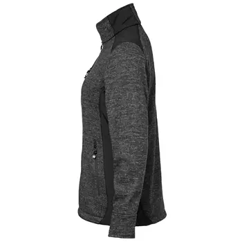 ID women's Knitted fleece cardigan, Graphite Melange