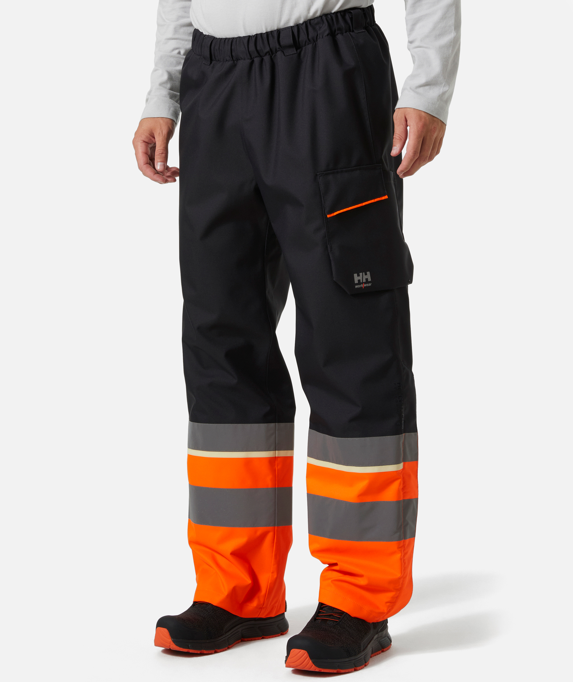 Helly Hansen UC-ME skalbukser, Hi-vis Orange/Ebony, large image number 1