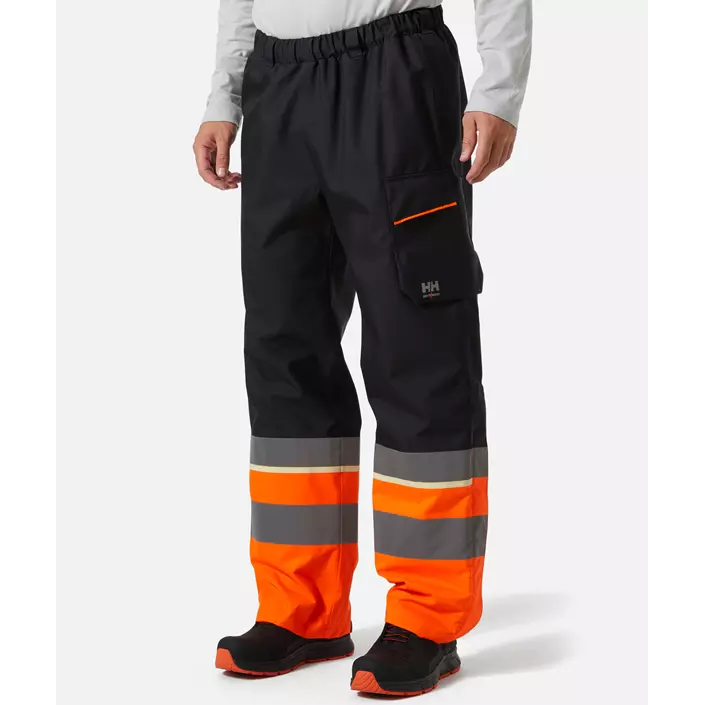 Helly Hansen UC-ME shell trousers, Hi-vis Orange/Ebony, large image number 1