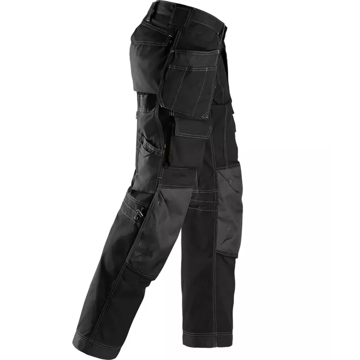 Snickers craftsman trousers 3223, Black/Black, large image number 3