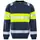 Fristads sweatshirt 7530 GKC, Varsel yellow/marinblå, Varsel yellow/marinblå, swatch