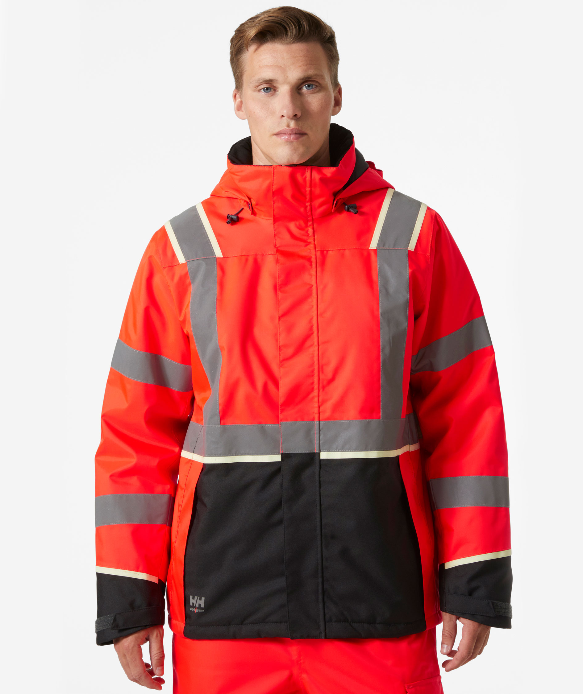 Helly Hansen UC-ME winter jacket, Hi-Vis Red