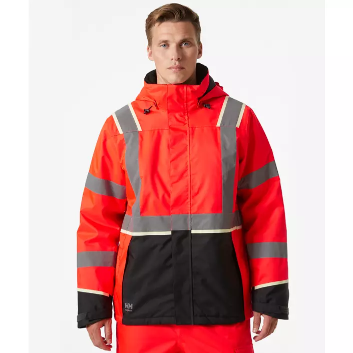 Helly Hansen UC-ME winter jacket, Hi-Vis Red, large image number 1