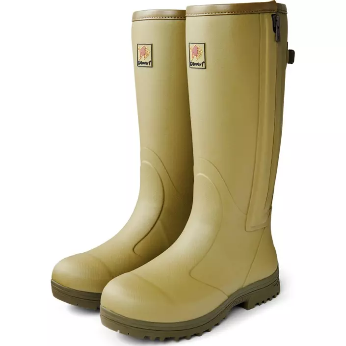 Gateway1 Pheasant Game 18" 5mm side-zip rubber boots, Cedar Olive, large image number 2