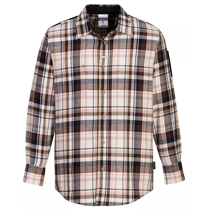 Portwest KX3 lumberjack shirt, Brown Check, large image number 0