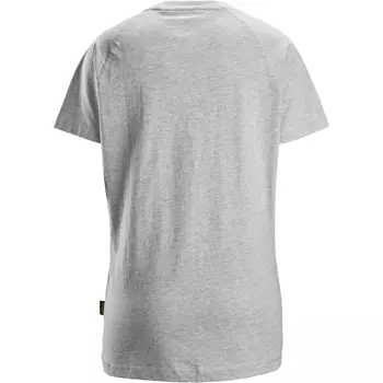 Snickers dame logo T-skjorte 2597, Grey melange