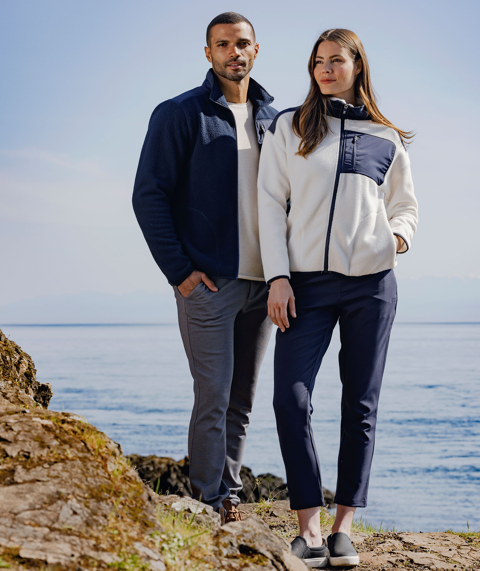 Cutter & Buck Cascade women's fibre pile jacket, Shell White, large image number 5