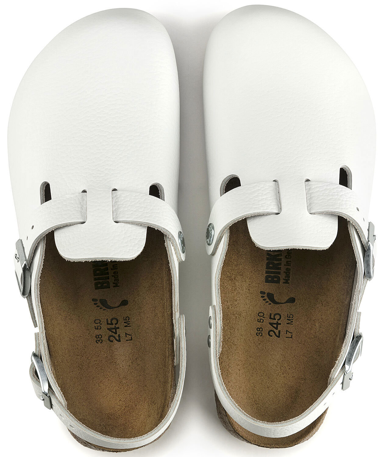 Birkenstock Tokio Supergrip Narrow Fit Sandalen, Wei&szlig;, large image number 4