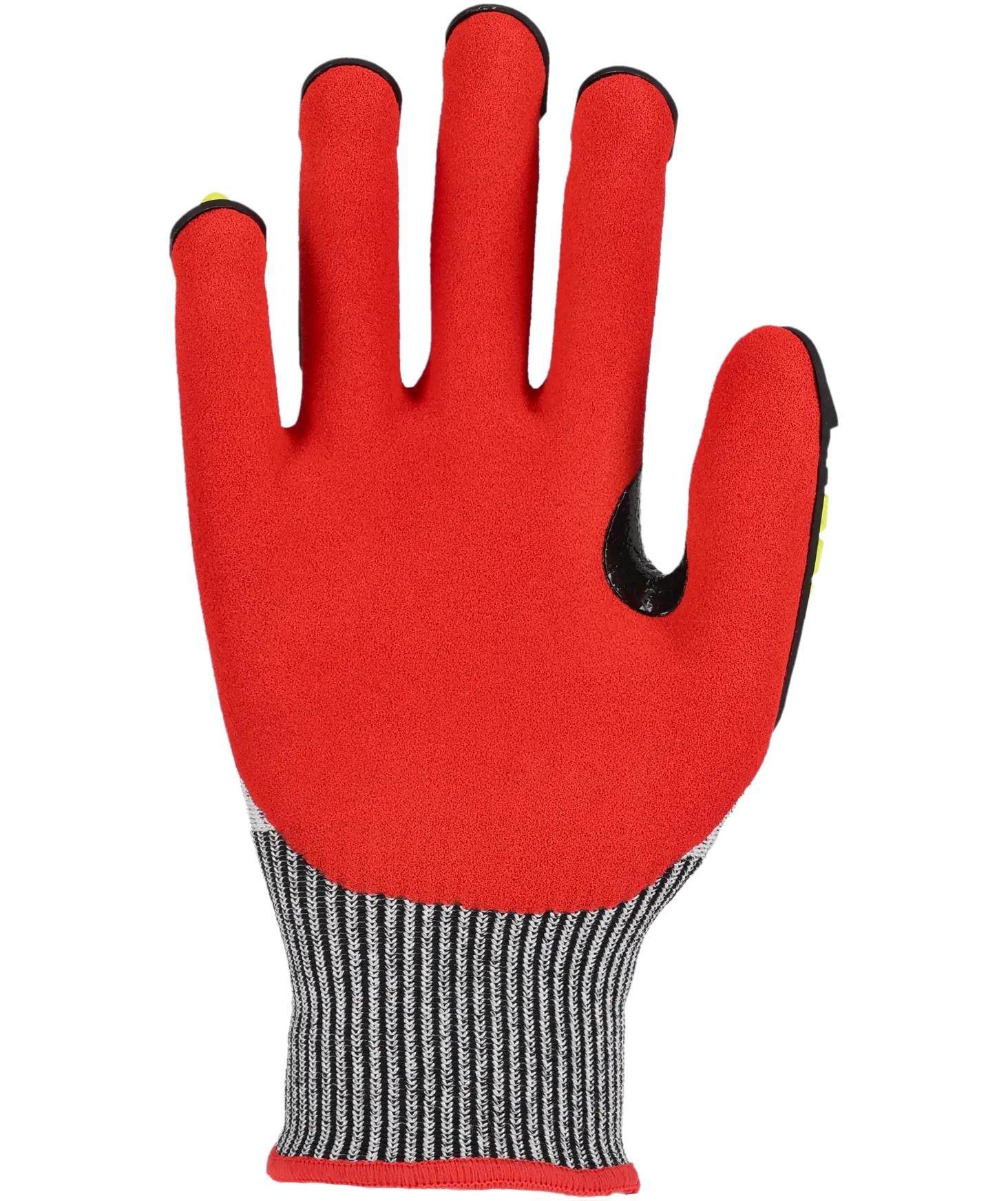 Tegera 422 Rig Impact cut resistant gloves Cut D, Black/Red, large image number 2