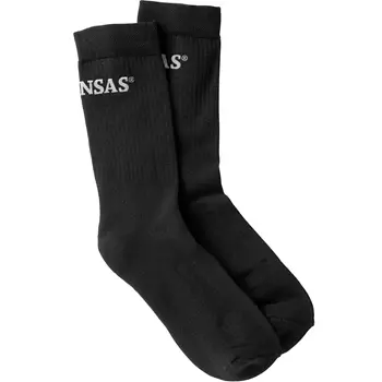 Kansas 2er Pack sokker, Svart