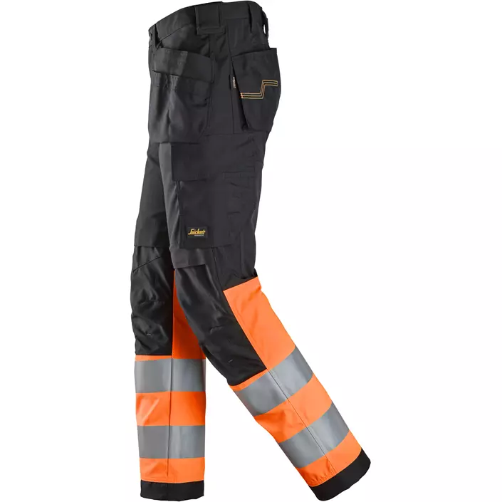Snickers håndverksbukse, Svart/Hi-vis Oransje, large image number 3