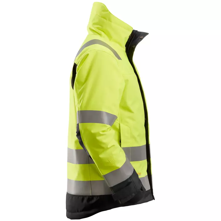 Snickers AllroundWork 37.5® vinterjakke 1130, Hi-vis Gul/Sort, large image number 2