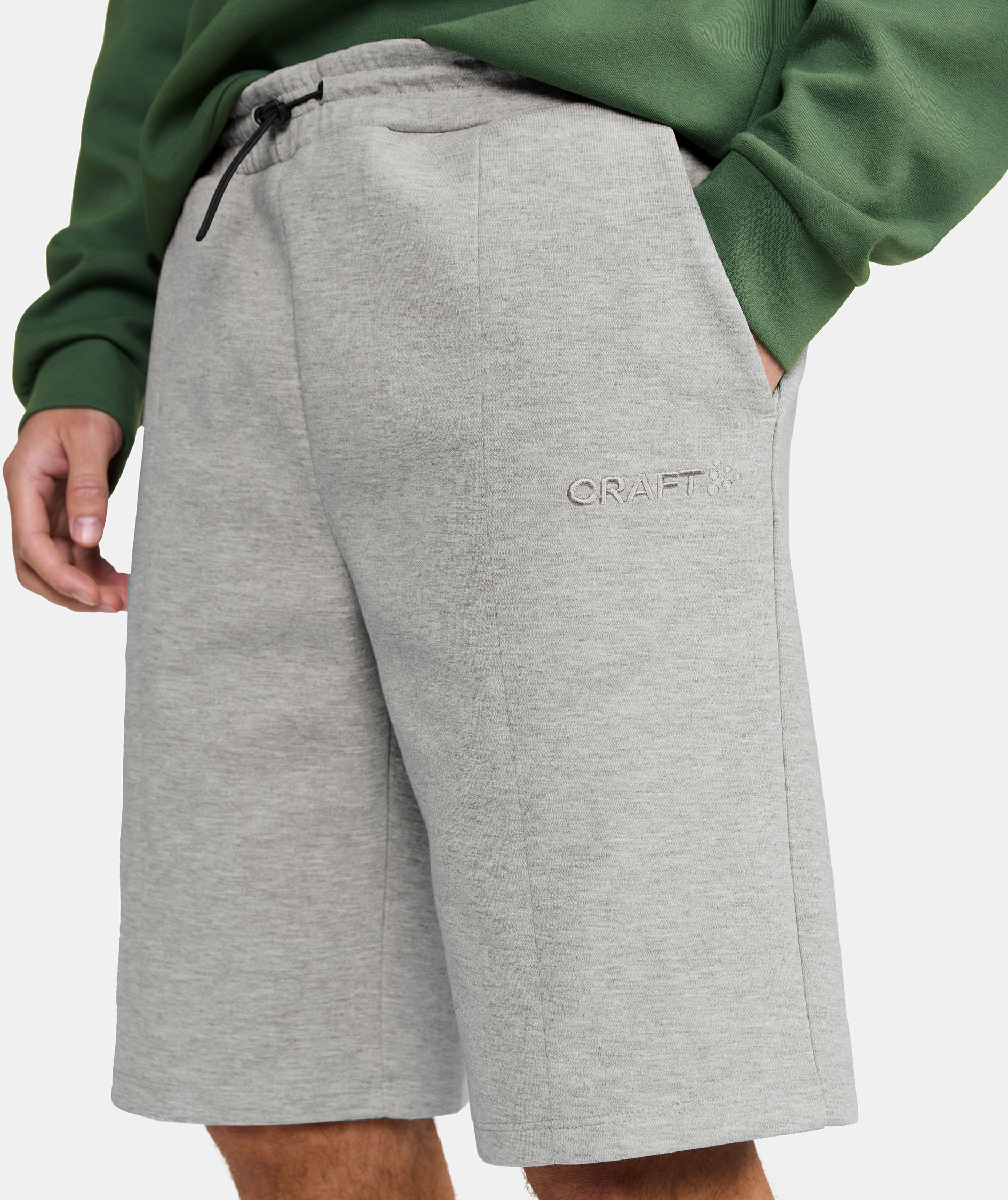 Craft ADV Join sweatshorts, Grey melange, large image number 6