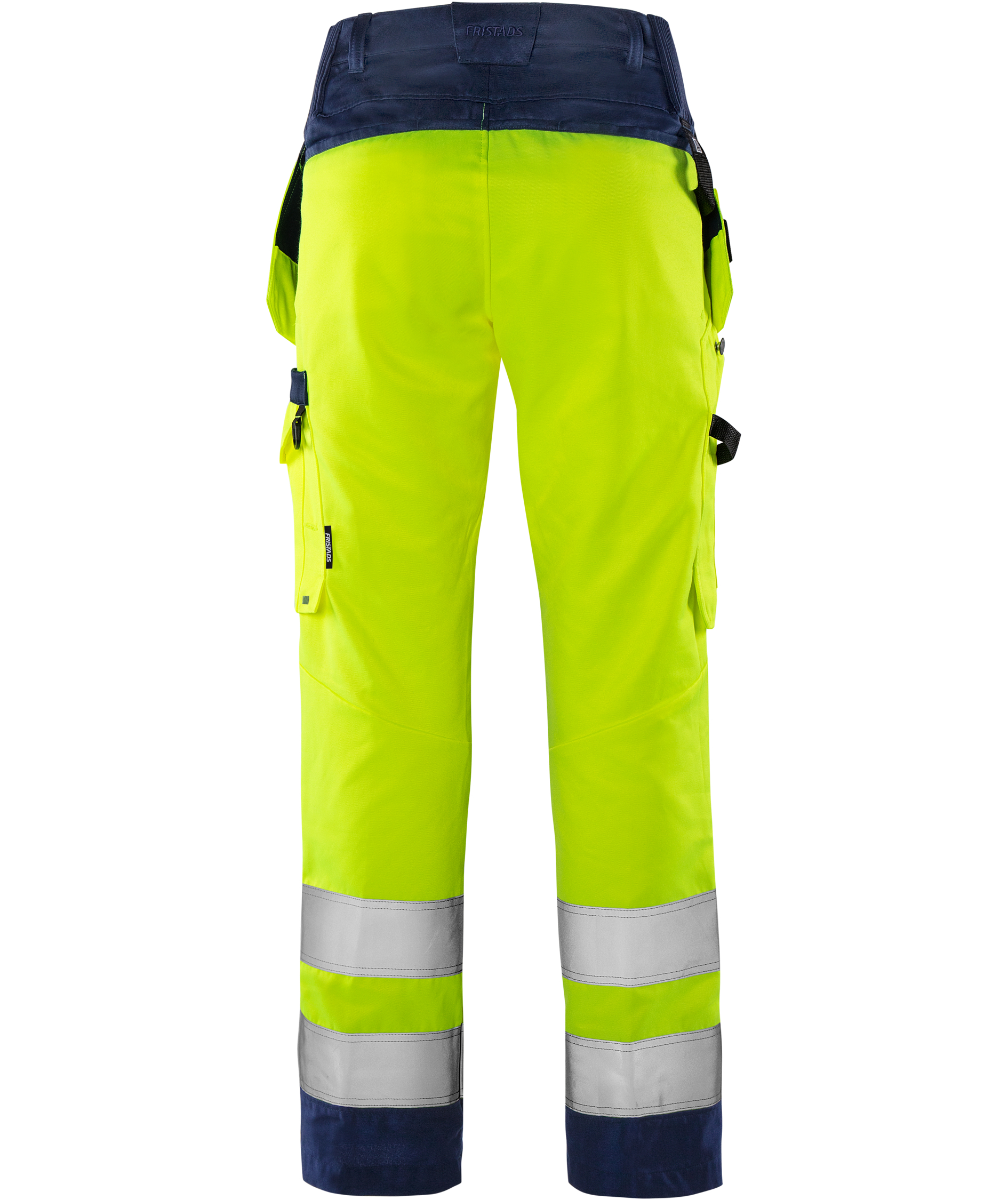 Fristads women's craftsman trousers 2671 GPLU, Hi-Vis yellow/marine, large image number 1