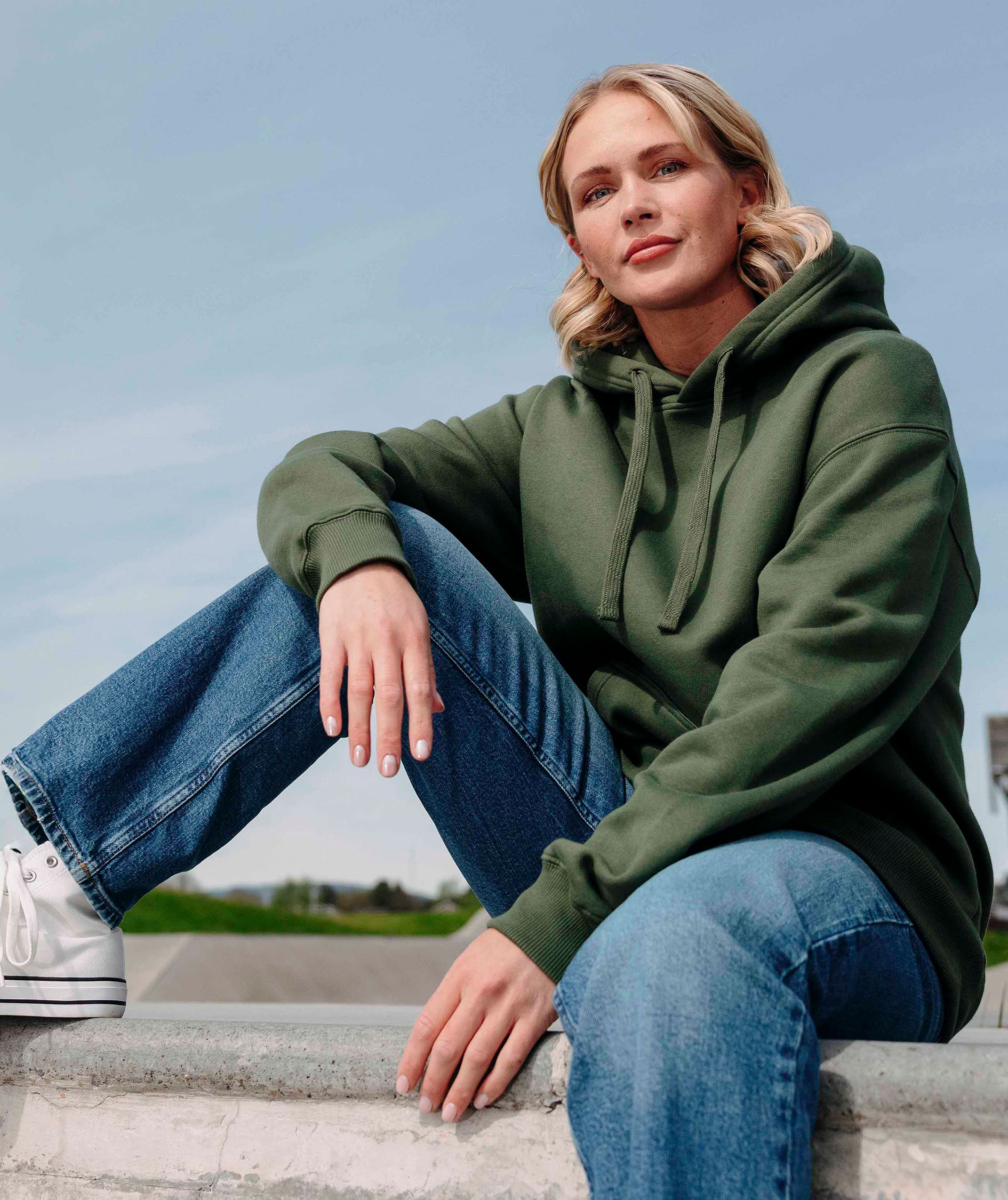 YOU Porto Hoodie, Olive, large image number 4