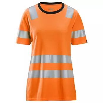 Snickers T-shirt 2537 dam, Varsel Orange