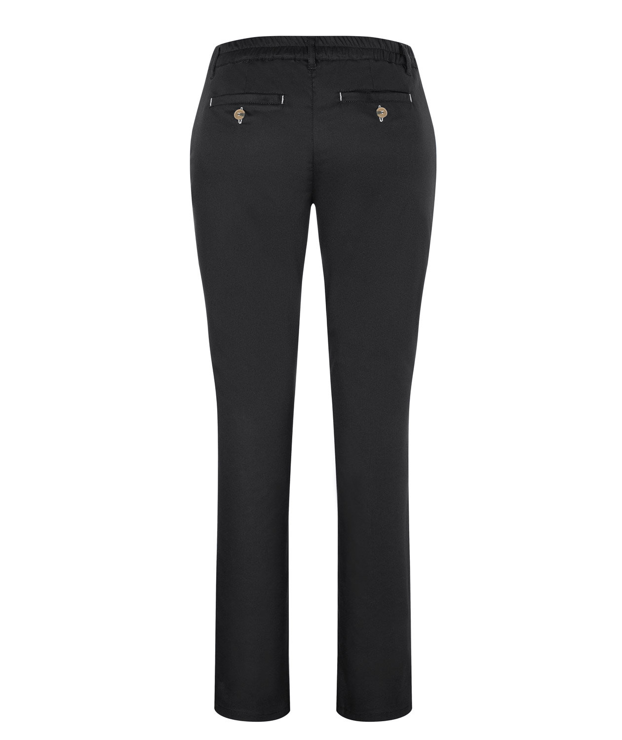 Karlowsky women's chino trousers with stretch, Black, large image number 2