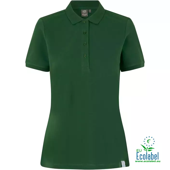 ID PRO Wear CARE Damen Poloshirt, Flaschengrün, large image number 0