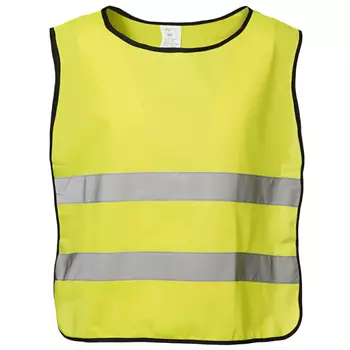 ID vest with reflective details for kids, Hi-Vis Yellow