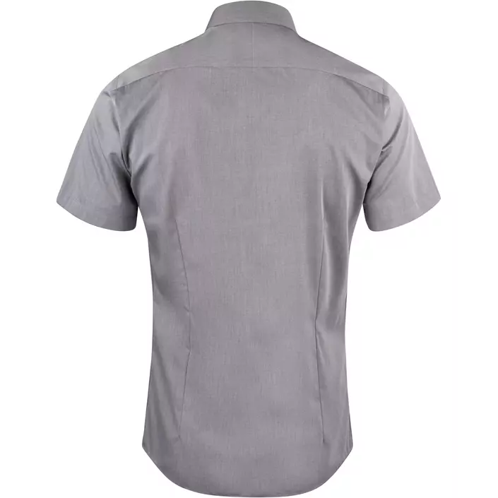 J. Harvest & Frost Twill Yellow Bow 50 Slim fit kortärmad skjorta, Grey, large image number 1