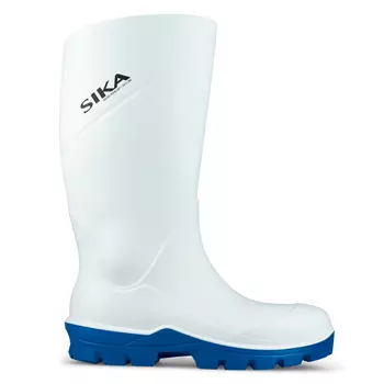 Sika PU safety rubber boots S4, White