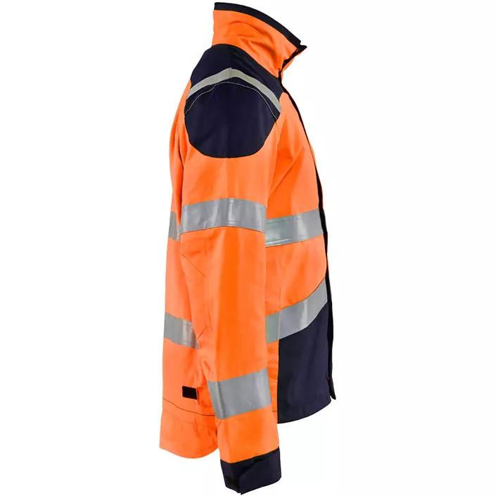 Blåkläder Multinorm arbeidsjakke, Hi-vis Oransje/Marineblå, large image number 3
