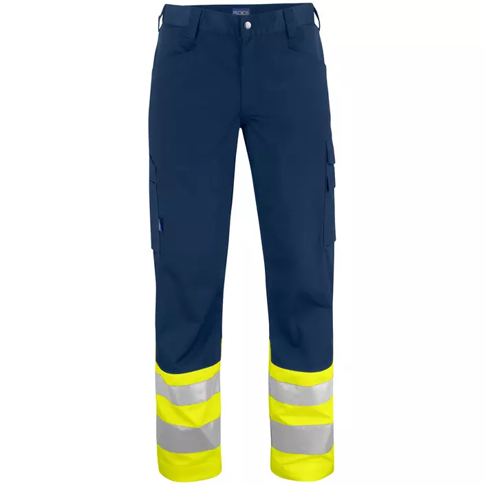 ProJob service trousers 6533, Hi-Vis Yellow/Navy, large image number 0