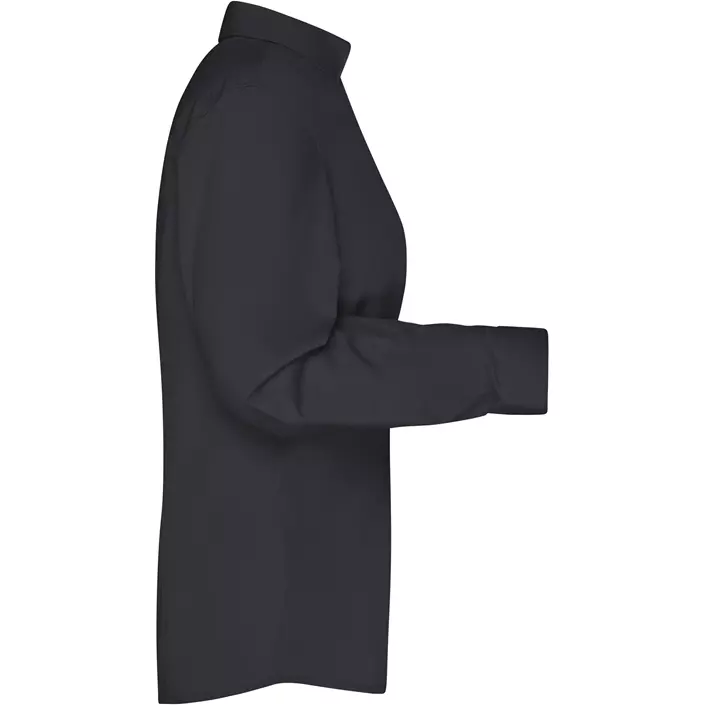 James & Nicholson modern fit women's shirt, Black, large image number 2