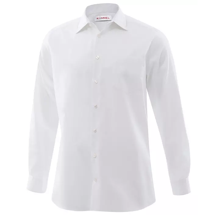 Kümmel Frankfurt Slim fit skjorta med bröstficka och extra ärmlängd, Vit, large image number 0