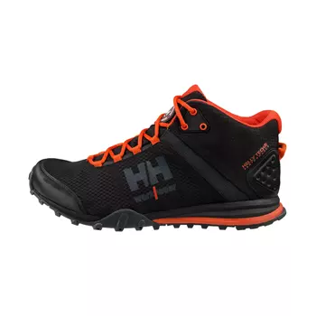 Helly Hansen Rabbora Trail Mid running shoes, Black/Orange