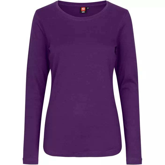 ID Interlock long-sleeved women's T-shirt, Purple, large image number 0