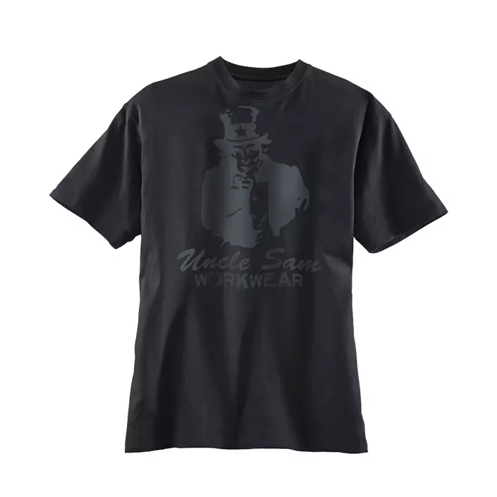 Uncle Sam T-shirt, Black, large image number 0