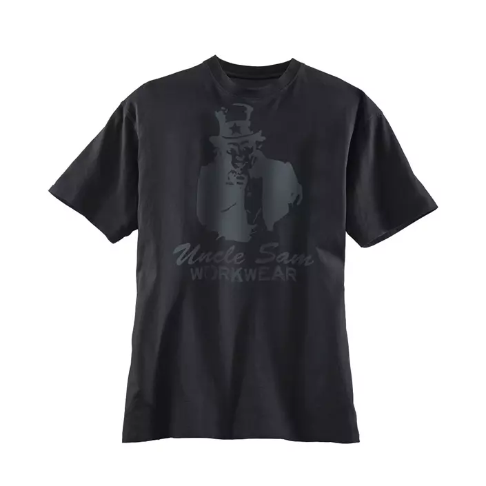 Uncle Sam T-shirt, Black, large image number 0