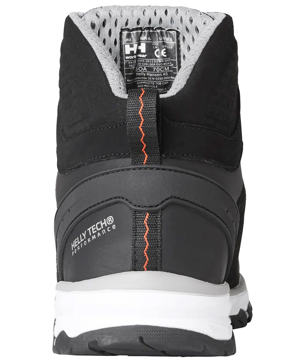 Helly Hansen Chelsea Evo. Boa&reg; Wide Mid safety boots S3, Black/Grey, large image number 4