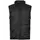 Tee Jays hybrid stretch quilted vest, Black, Black, swatch
