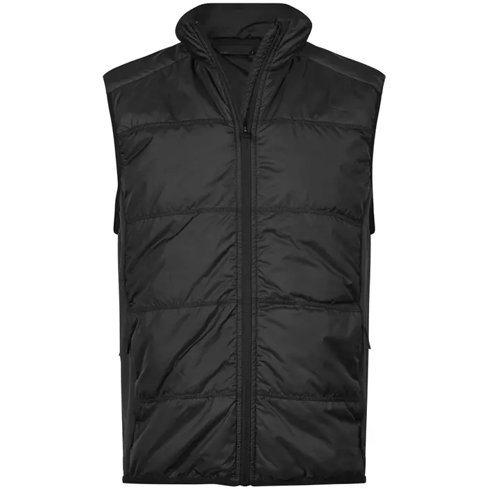 Tee Jays hybrid stretch bodywarmer/vest, Sort, large image number 0