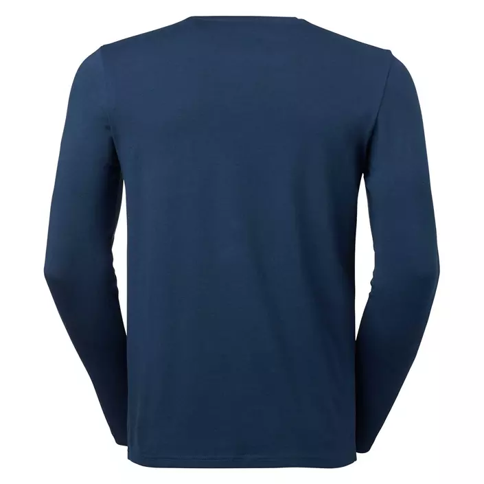South West Leo organic long-sleeved T-shirt, Indigo Blue, large image number 3