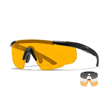 Wiley X Saber Advanced safety glasses, Transparent/Grey/Rust