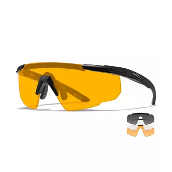 Wiley X Saber Advanced sikkerhedsbriller, Transparent/Grå/Rust