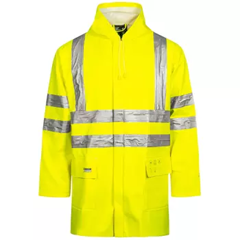 Lyngsøe rain jacket, Hi-Vis Yellow