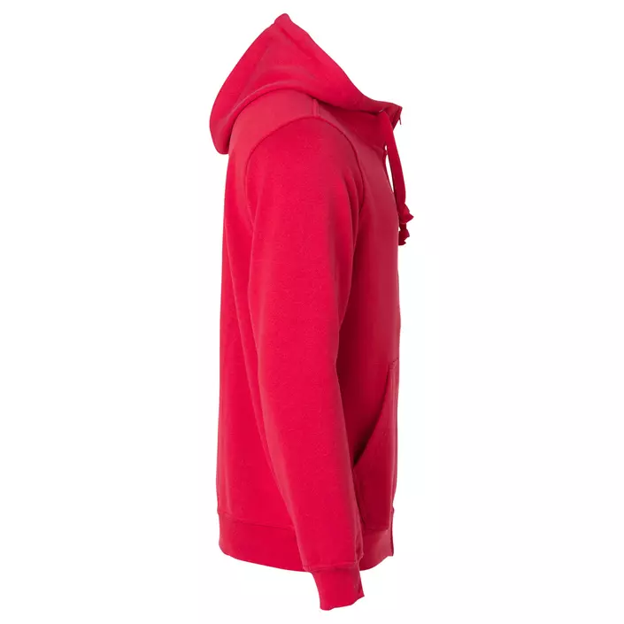 Clique Basic Hoody Full Zip hoodie med blixtlås, Röd, large image number 3