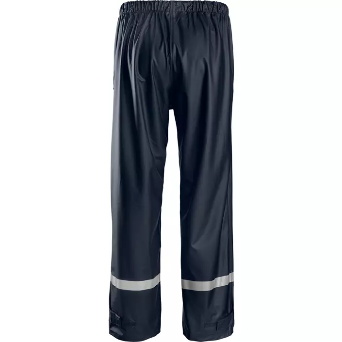 Snickers PU rain trousers, Marine Blue, large image number 1
