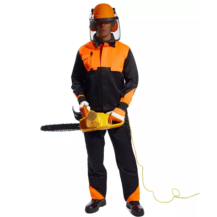 Portwest chainsaw helmet, Orange, large image number 1