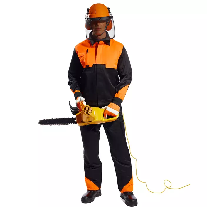 Portwest chainsaw helmet, Orange, large image number 1