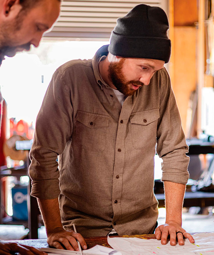 Stormtech Cambridge l&aring;ng&auml;rmad flanellskjorta, Sand, large image number 1