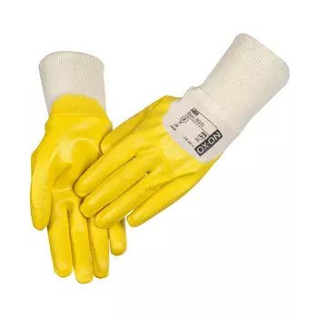 OX-ON NBR Basic 8000 work gloves, Nature/Yellow