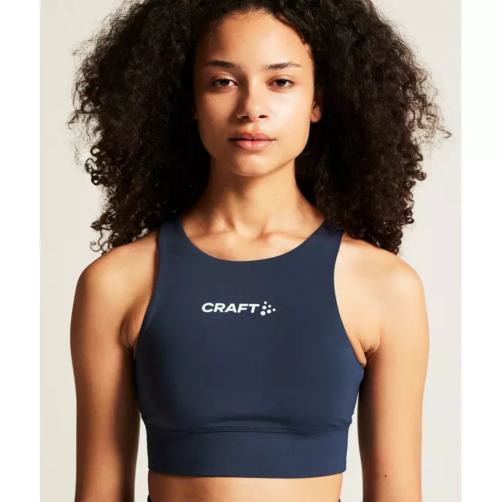 Craft Rush 2.0 dame sports BH, Navy, large image number 5