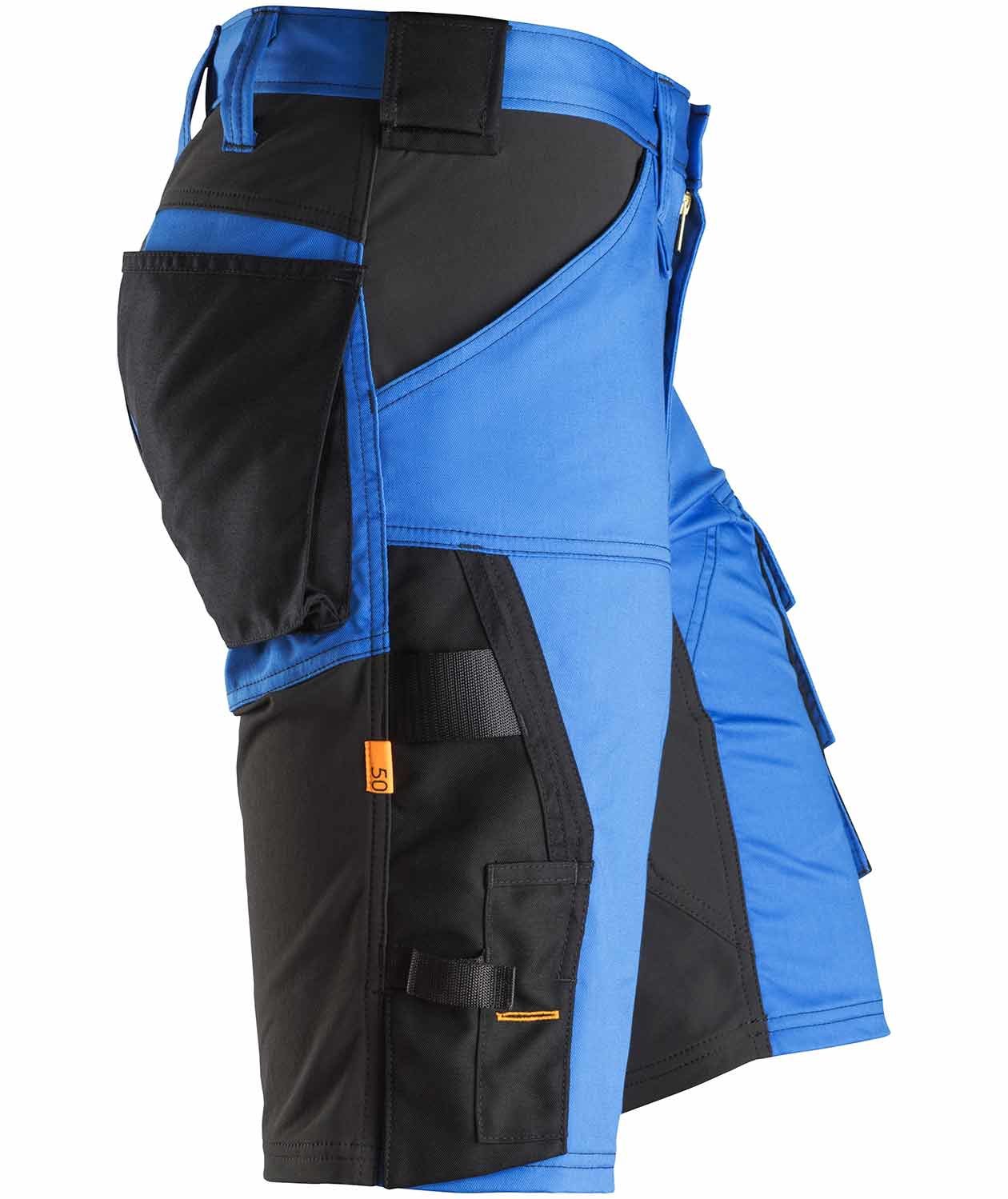 Snickers AllroundWork work shorts 6143, Blue/Black, large image number 3