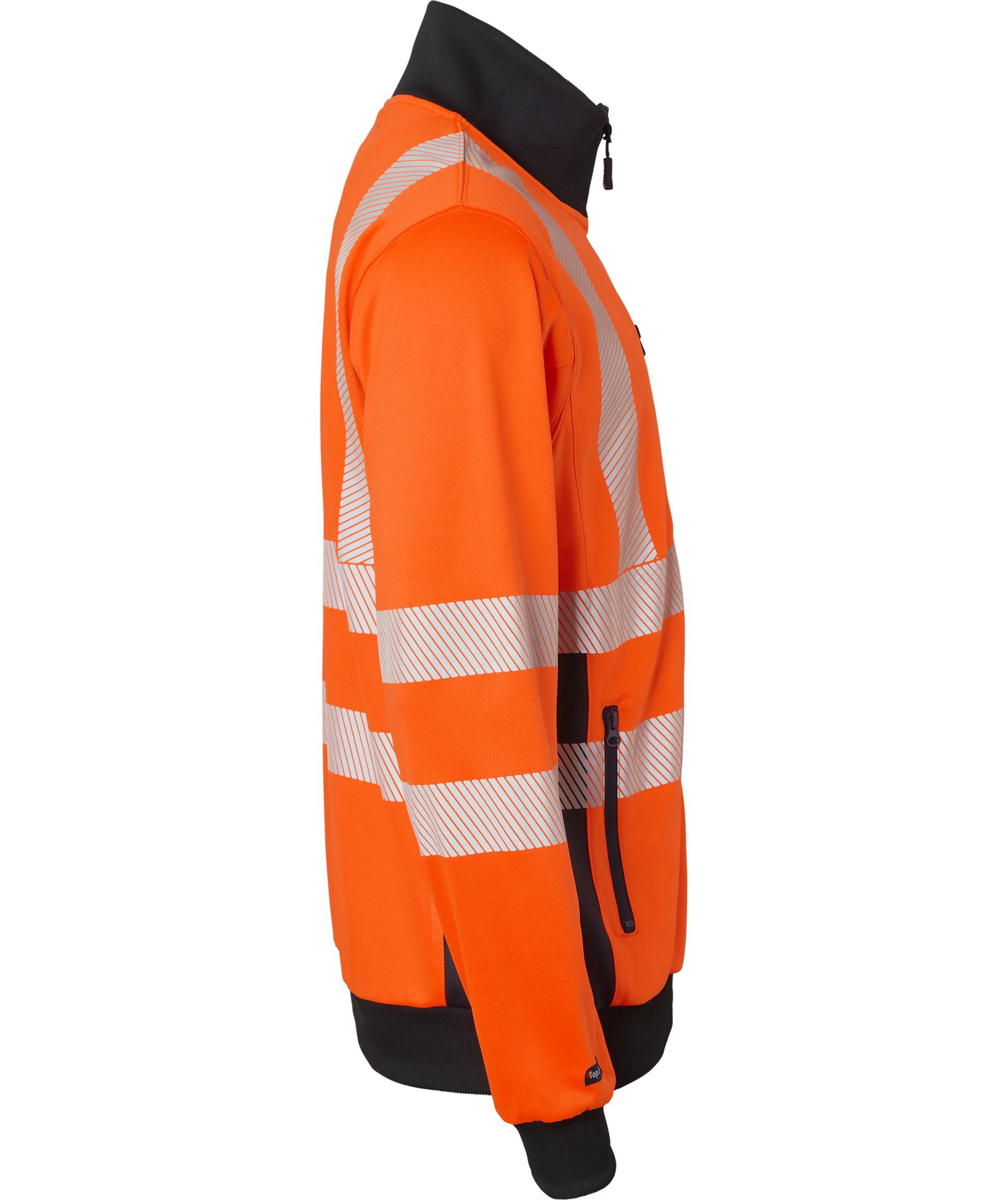 Top Swede cardigan 1529, Varsel Orange/Navy, large image number 2